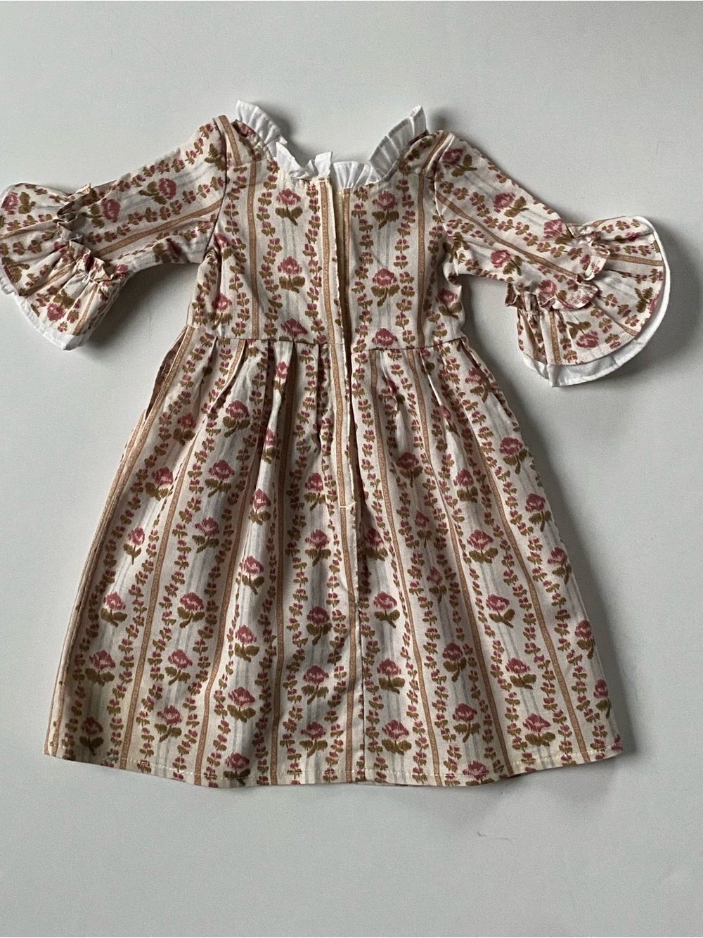 American Girl Felicity Doll Rose Garden Meet Dress 1993 EUC Matching Socks - Picture 12 of 16